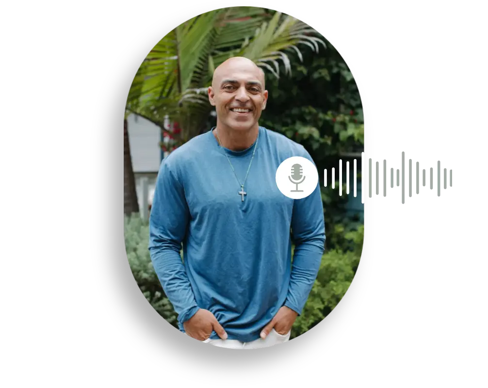 A photo of Bobby a podcast host.